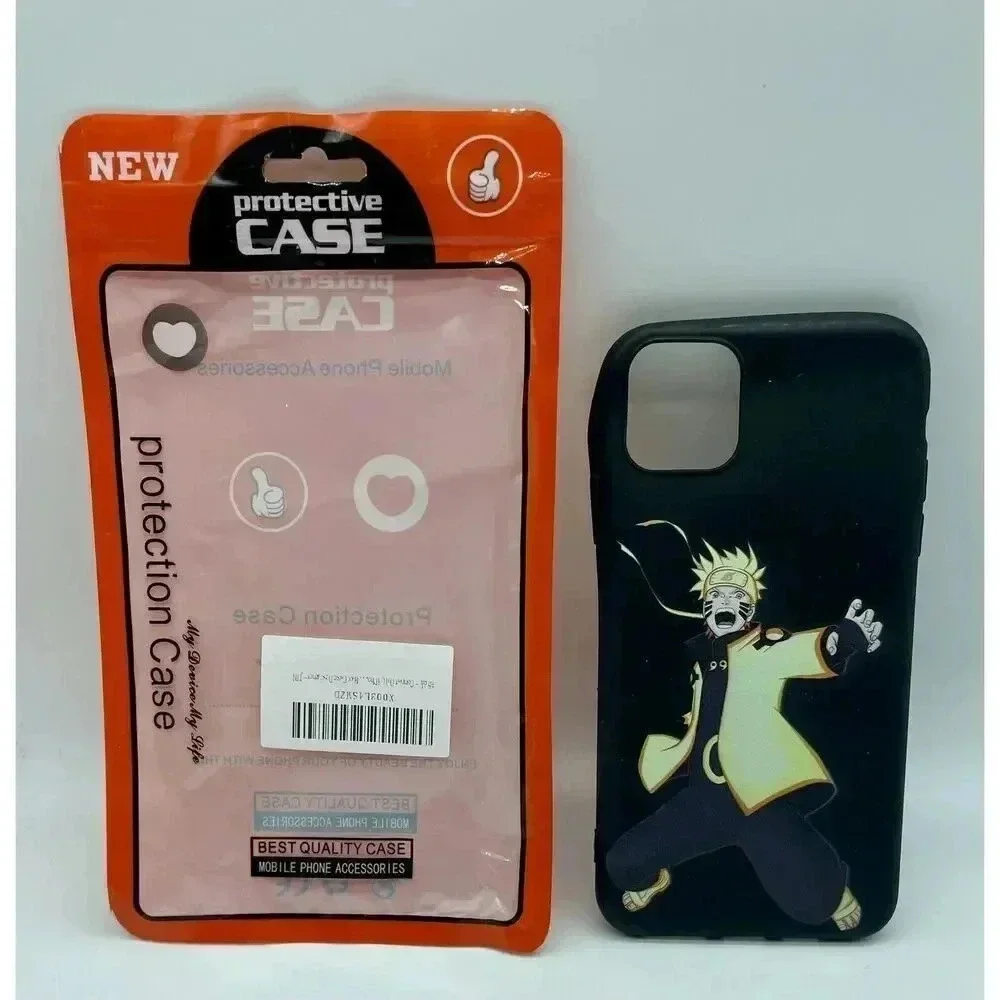 Naruto JIN Design Anime Case for iPhone 11 Pro Max Shockproof Slim Soft Silicone